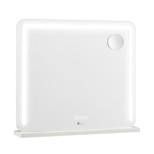 MM-8060LED-4TR-WH Oikiture Bluetooth Hollywood LED Makeup Mirror 80x62cm