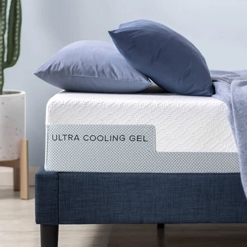 DOUBLE 25cm Zinus Ultra Cool Deluxe Memory Foam Mattress