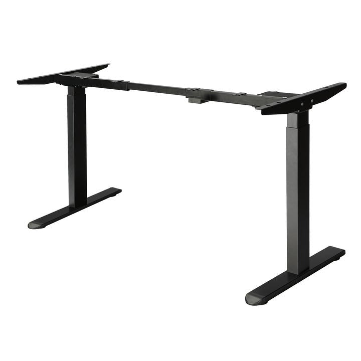 SD-LEG-M2-BK Oikiture Standing Desk Frame Only Height Adjustable Motorised Desk Dual Motor Black