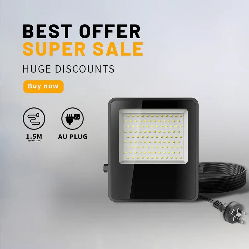 E017EI-200W Outway 200W LED Flood Light Waterproof Cool White E017EI