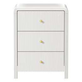 COD-GRACE-3D-WH Living Fusion Steffan 3 Drawer Chest