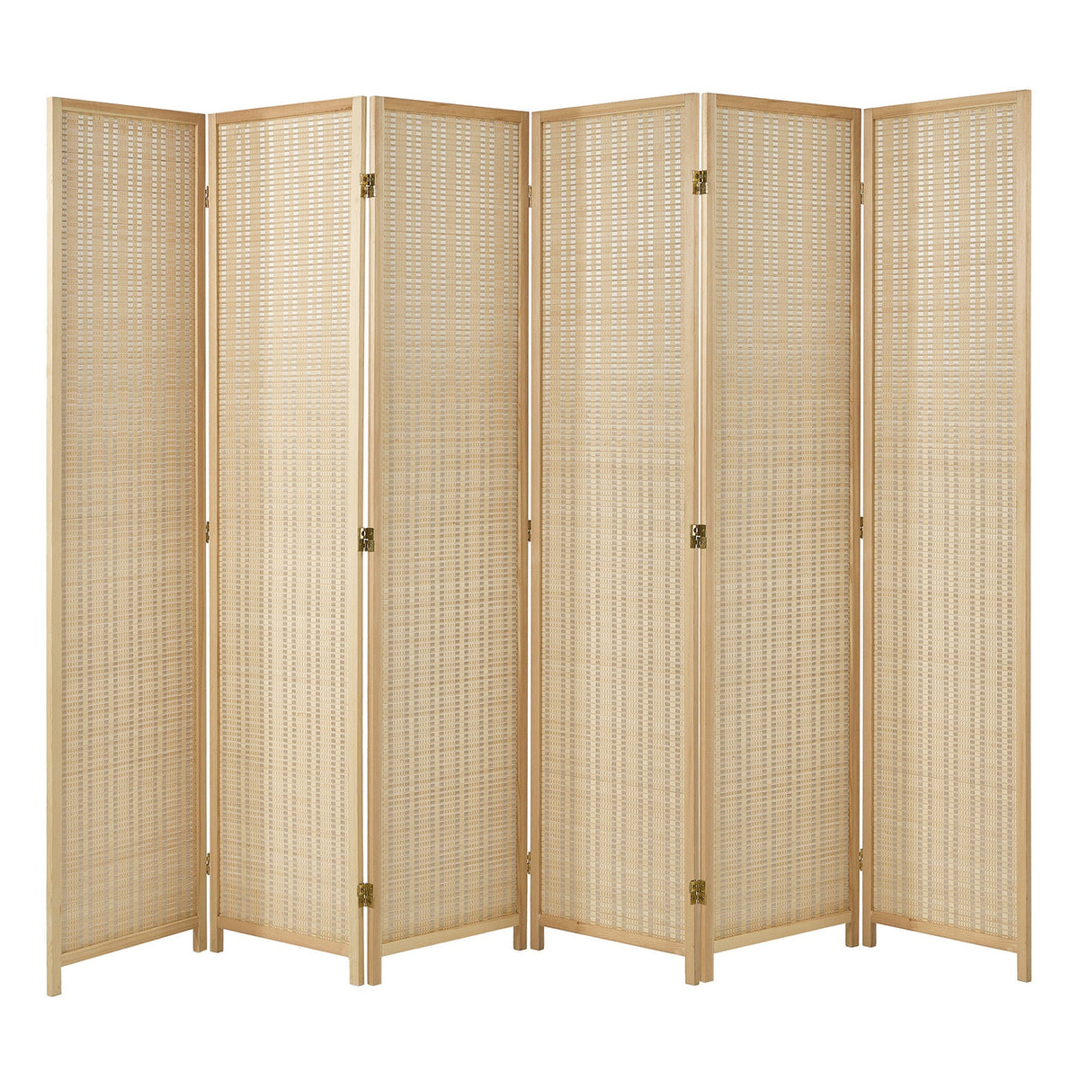 RD-BM-NTL-6P-WD Living Fusion 6 Panel Roche Bamboo Room Divider