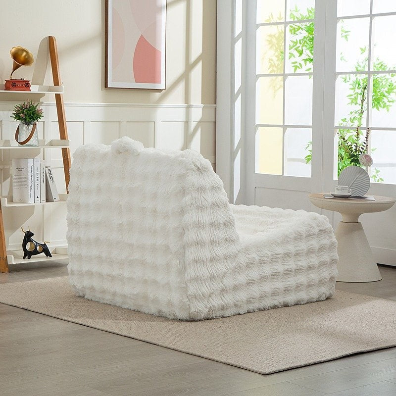 IHD-SF02-2-WH KOKOMO Fabric Occasional Chair White