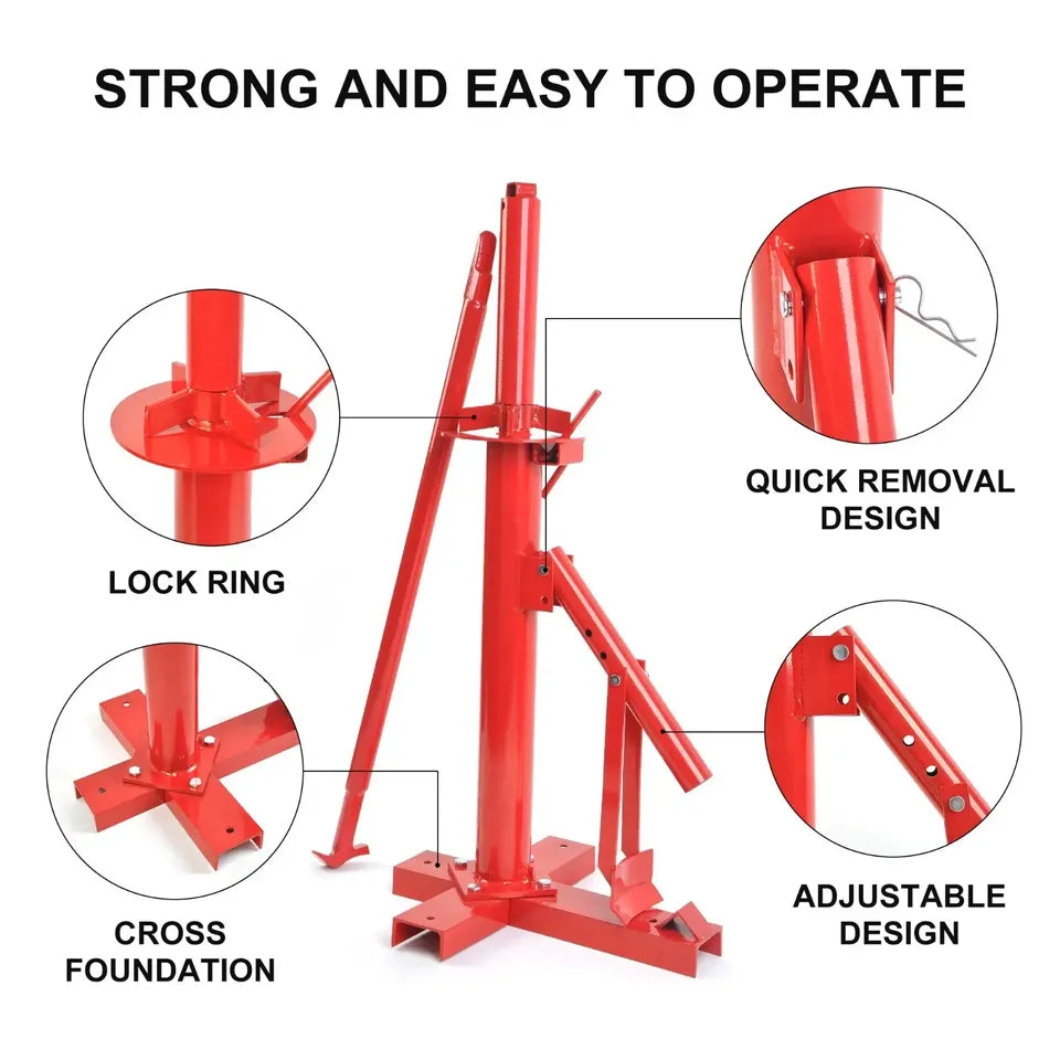WT01Z0899R Portable Hand Bead Breaker Mounting Tool for Light Truck 8" to 16" Tires Changer