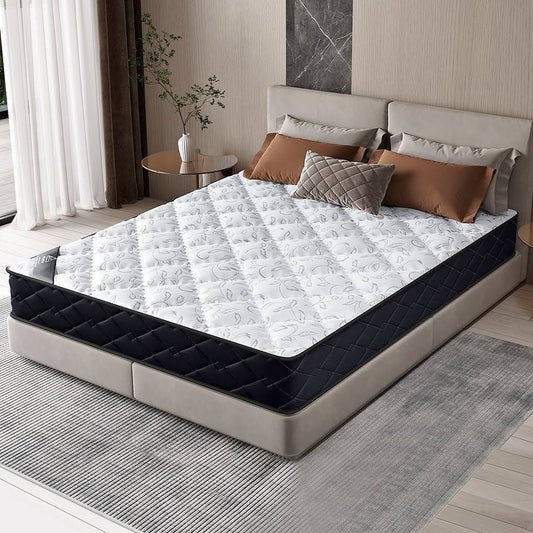 A-MATTRESS-MYLA-D STARRY EUCALYPT 16cm Mattress Bonnell Spring Double Size Tight Top Foam Mylah