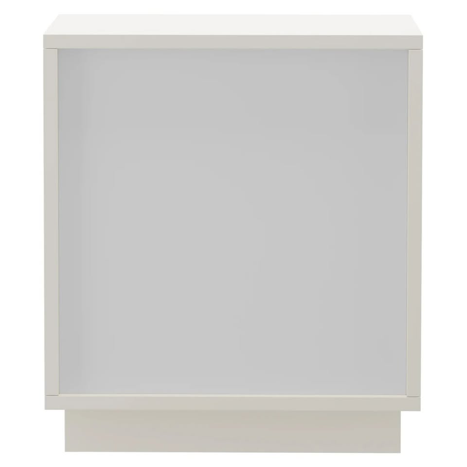 BT-BONDI-2D-WH Wellesley Bedside Table 2 Drawers White Color