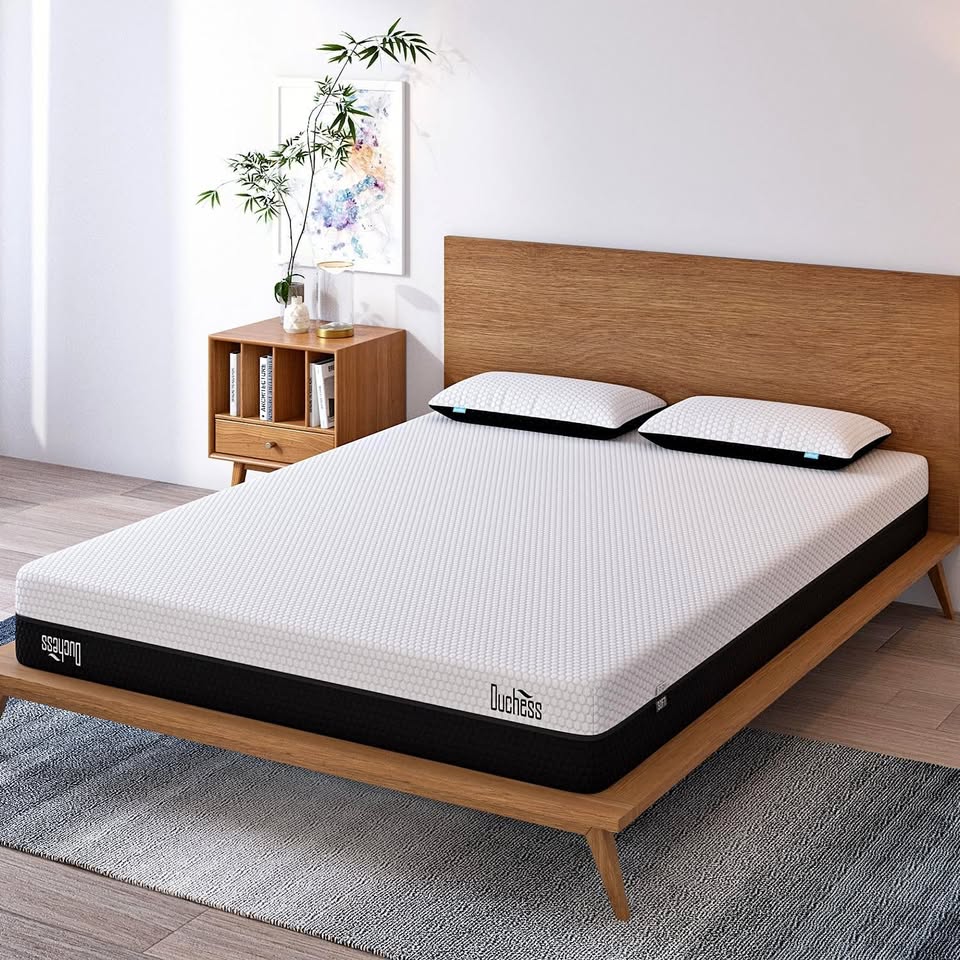 ZT-MHDU16-D Duchess Gel Memory Foam Mattress (Firm  and  Medium Soft) Includes 1 Pillow (Double)