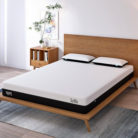 ZT-MHDU16-D Duchess Gel Memory Foam Mattress (Firm  and  Medium Soft) Includes 1 Pillow (Double)
