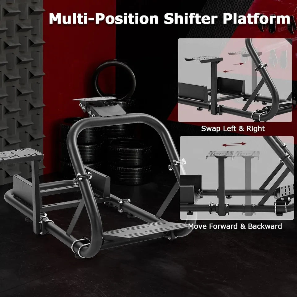 GS-54 Zootopo Alloy Steel Adjustable Sim Racing Cockpit Compatible with FANATEC CSL