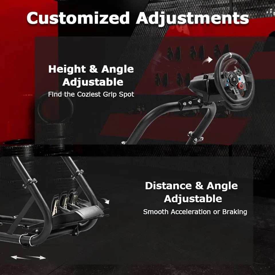 GS-54 Zootopo Alloy Steel Adjustable Sim Racing Cockpit Compatible with FANATEC CSL