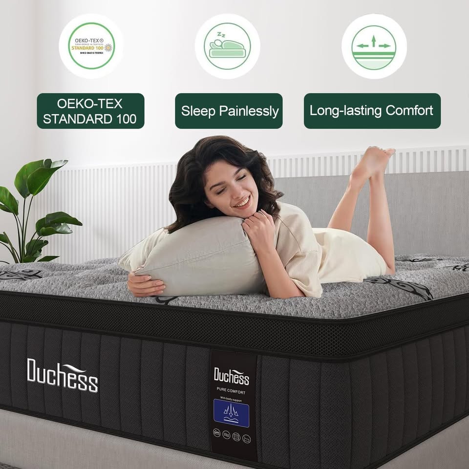 MHDU27-KS-1 Duchess 27cm Eurotop Hybrid King Single Mattress – Medium Firm