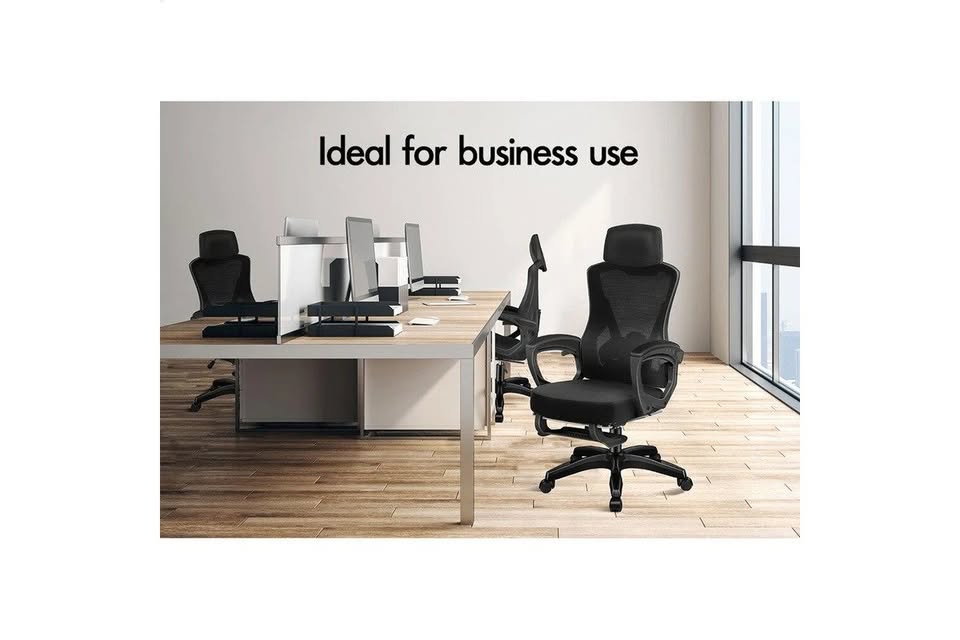A-OCH-MESH-N68-ALBK ALFORDSON Mesh Office Chair Recline All Black