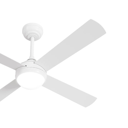 CF-A1-WH Vevare 52'' AC Ceiling Fan with Light Remote Control 4 Blades White