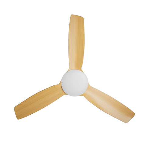 CF-A2-NL-NA-WH Vevare 52'' Ceiling Fan DC 3 ABS Blades Remote Control Timer Wood