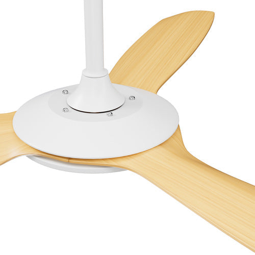 CF-A2-NL-NA-WH Vevare 52'' Ceiling Fan DC 3 ABS Blades Remote Control Timer Wood