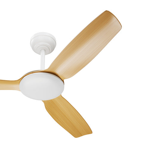 CF-A2-NL-NA-WH Vevare 52'' Ceiling Fan DC 3 ABS Blades Remote Control Timer Wood