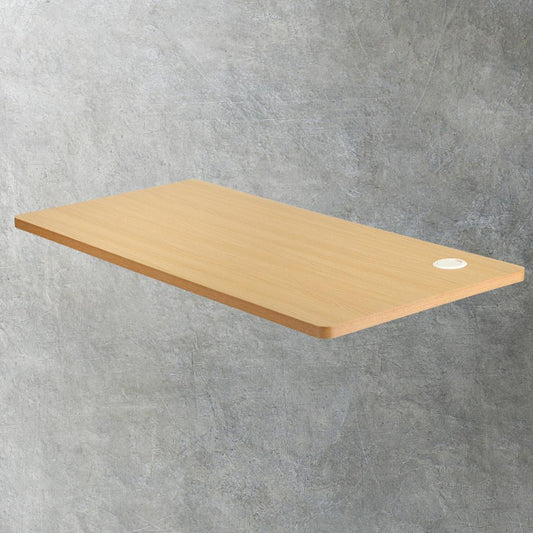 DB-15-OAK Oikiture Standing Desk Top with Drilled Hole Oak 150x75cm