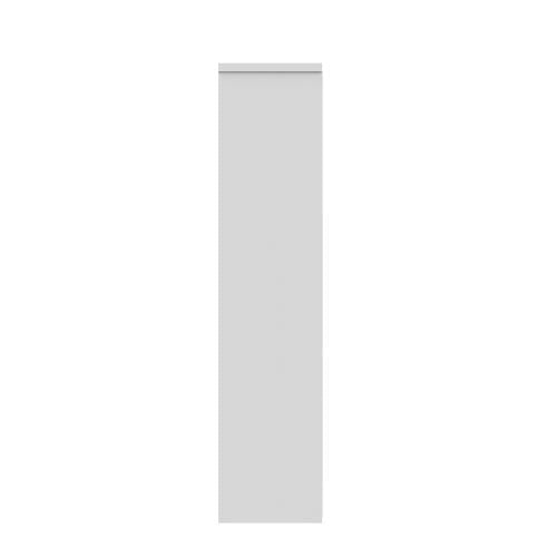 DS-VJ-GENI-WH Oikiture Bookshelf Bookcase Display Shelves Unit Storage Organizer Stand White