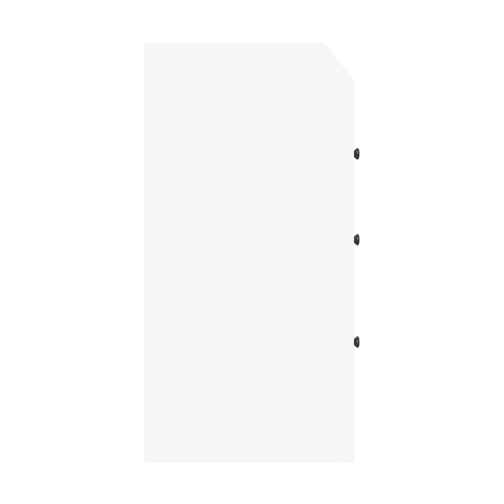 SB-GLAY-COD6-WH-AB Oikiture Buffet Sideboard Storage Cabinet Hallway Cupboard 6 Drawers White