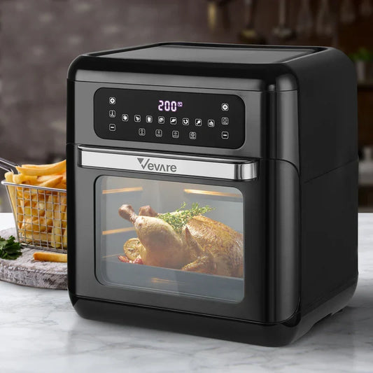 AF-A5-BK Vevare Air Fryer 12L Fryers Oven LCD Touch Oil Free Cooker 1500W Kitchen
