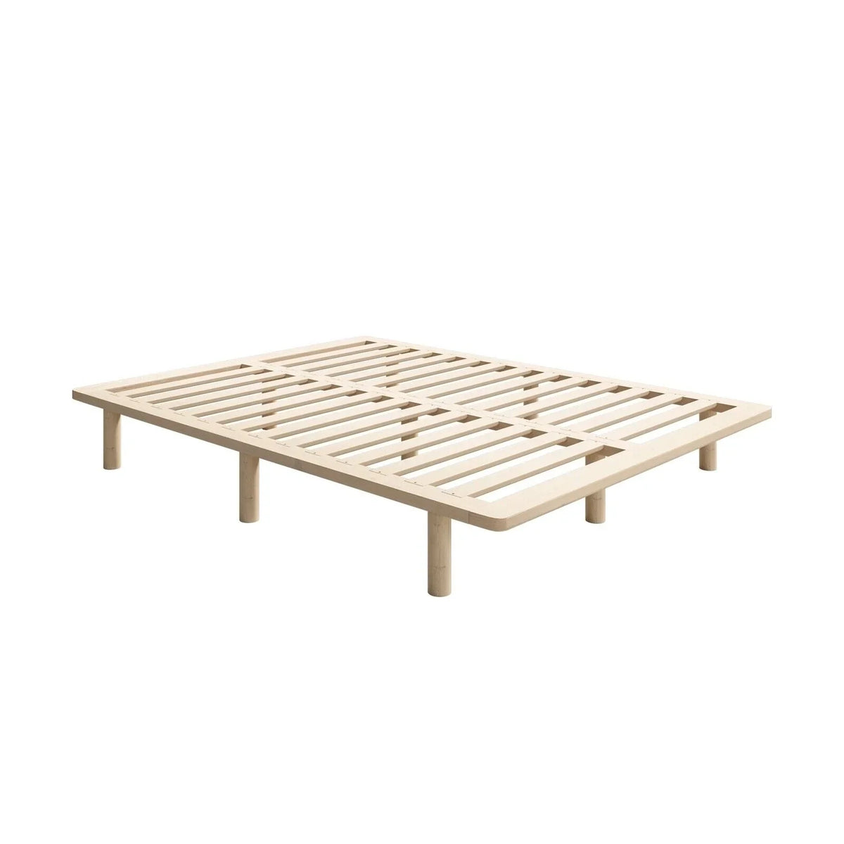 BF-W-C1-KS-WD Oikiture Bed Frame King Single Wooden Bed Base
