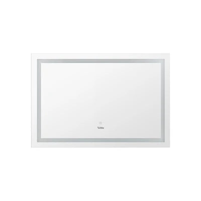 BM-LED-RECT-10070 Welba LED Rectangle Bathroom Mirror Smart Anti-fog Makeup Wall Mirrors 100x70cm