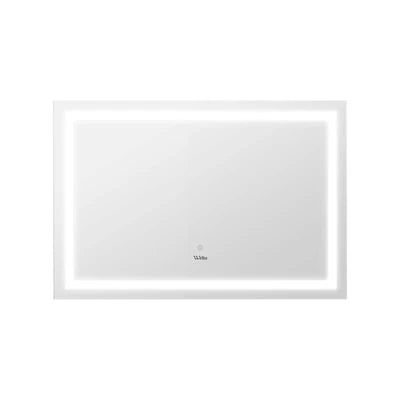 BM-LED-RECT-10070 Welba LED Rectangle Bathroom Mirror Smart Anti-fog Makeup Wall Mirrors 100x70cm