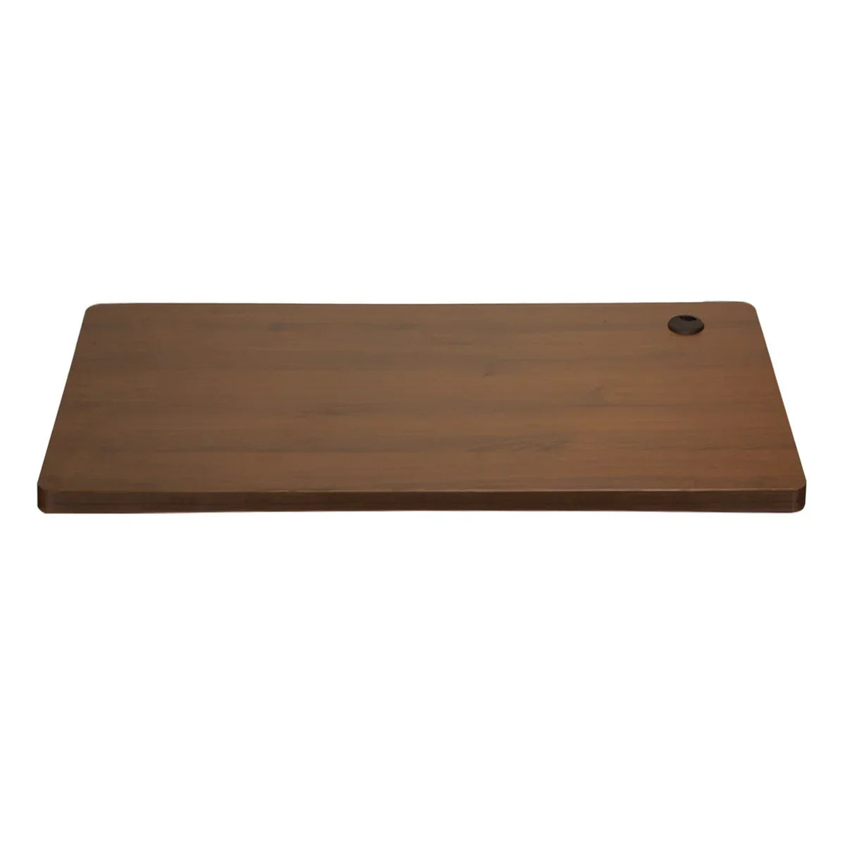 DB-14-WN Oikiture Standing Desk Top with Drilled Hole Walnut 140x70cm