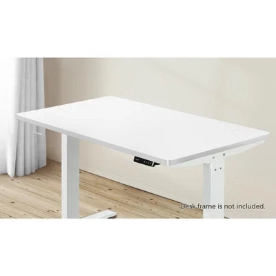 Scratched DB-SLIM-14-WH Oikiture Standing Desk Top Adjustable Electric Desk Board Computer Table White