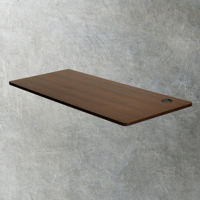 DB-SLIM-12-WN Oikiture Standing Desk Top Adjustable Electric Desk Board Computer Table Walnut