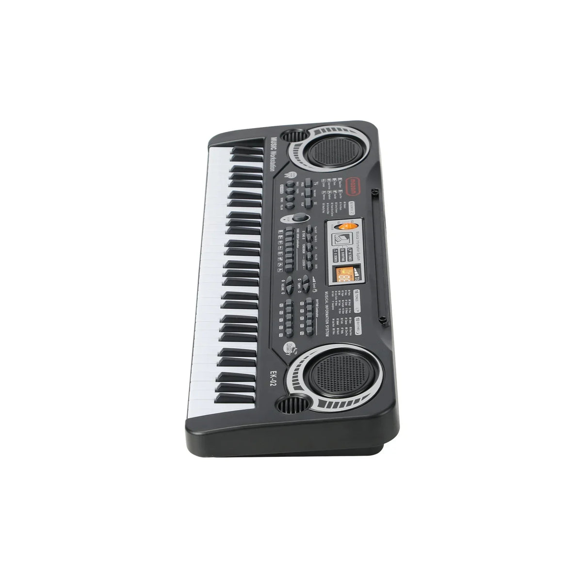 EK-02-BK Mazam 61 Keys Piano Keyboard Electronic Musical Kids Toy Gift With Microphone
