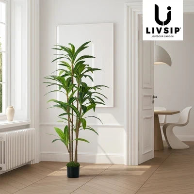 FP-A14-DFG-150 Livsip 150cm Artificial Dracaena Tree Realistic Potted Faux Plant Home Decor