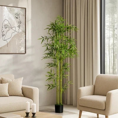 FP-A7-BM-150 Livsip 150cm Artificial Bamboo Tree Realistic Potted Faux Plant Home Decor