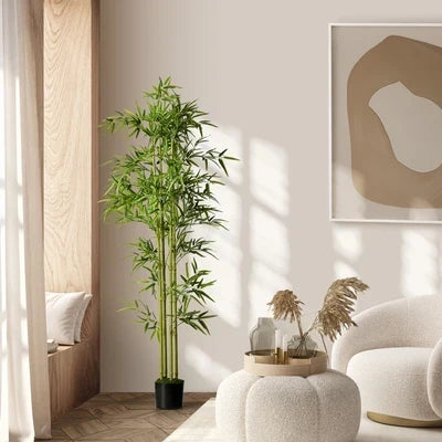 FP-A7-BM-150 Livsip 150cm Artificial Bamboo Tree Realistic Potted Faux Plant Home Decor