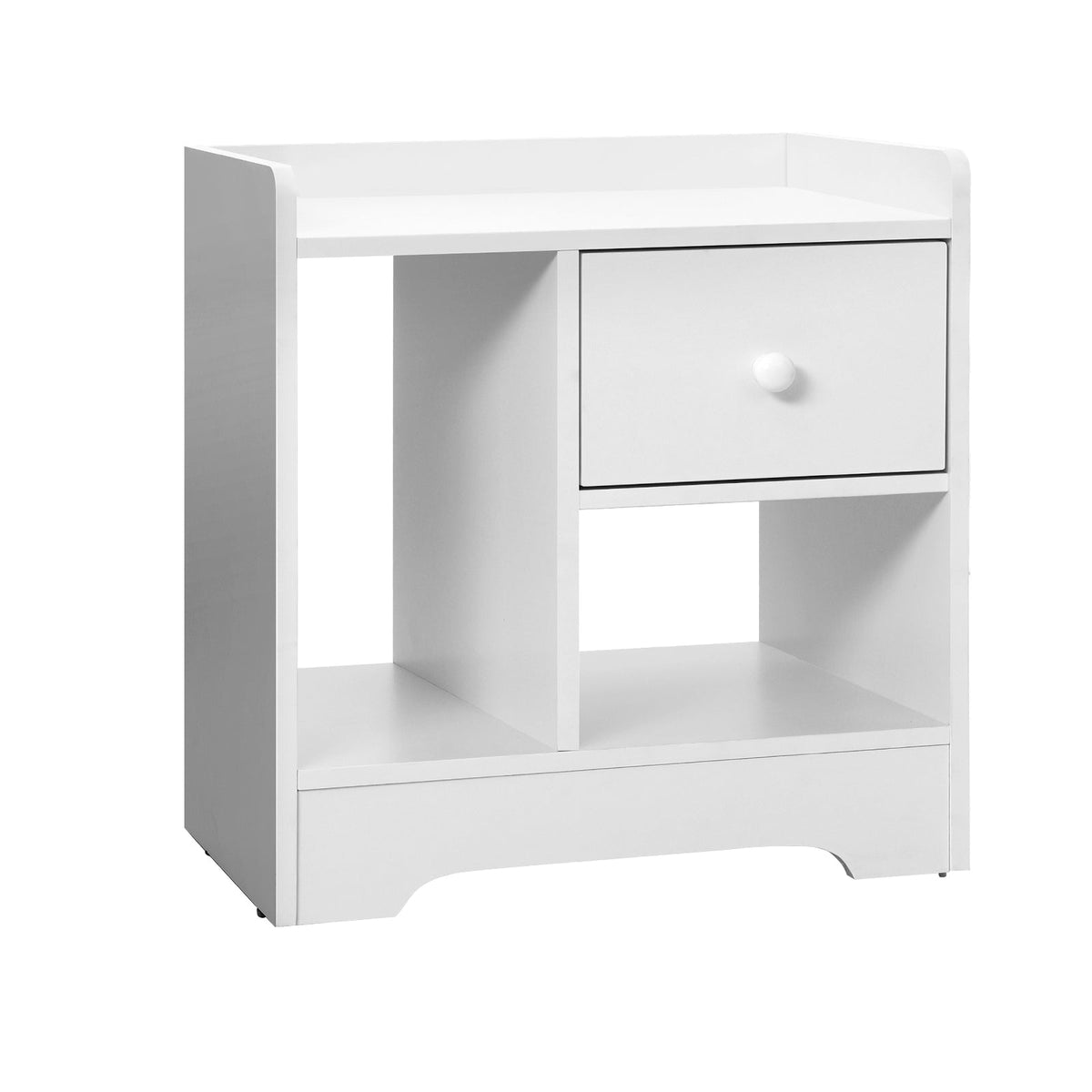 Oikiture Bedside Tables Side Table Nightstand Storage Drawer Shelf Bedroom Unit
