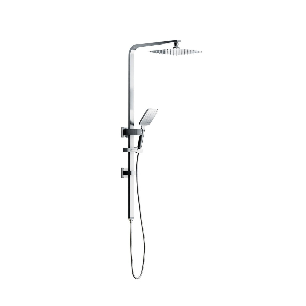 Welba 10" Shower Head Set Square Round Handheld With Shower Mixer Tap Combo WELS