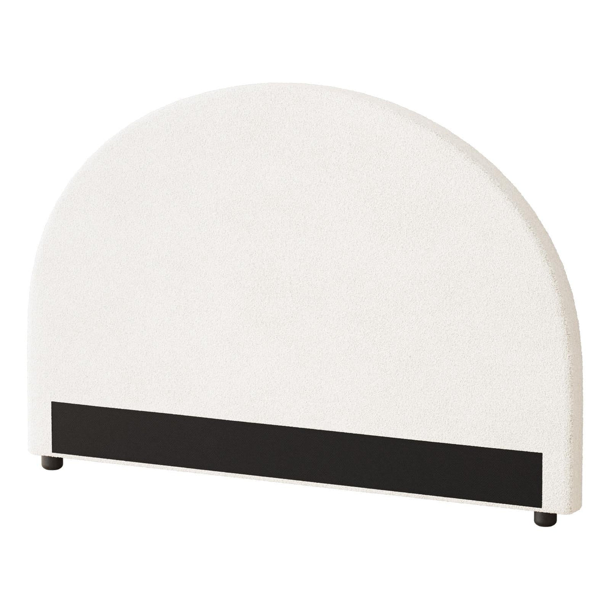 Oikiture Headboard Queen Double King Single Size Bed Head Bedhead Boucle Fabric