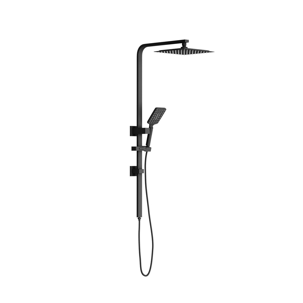 Welba 10" Shower Head Set Square Round Handheld With Shower Mixer Tap Combo WELS
