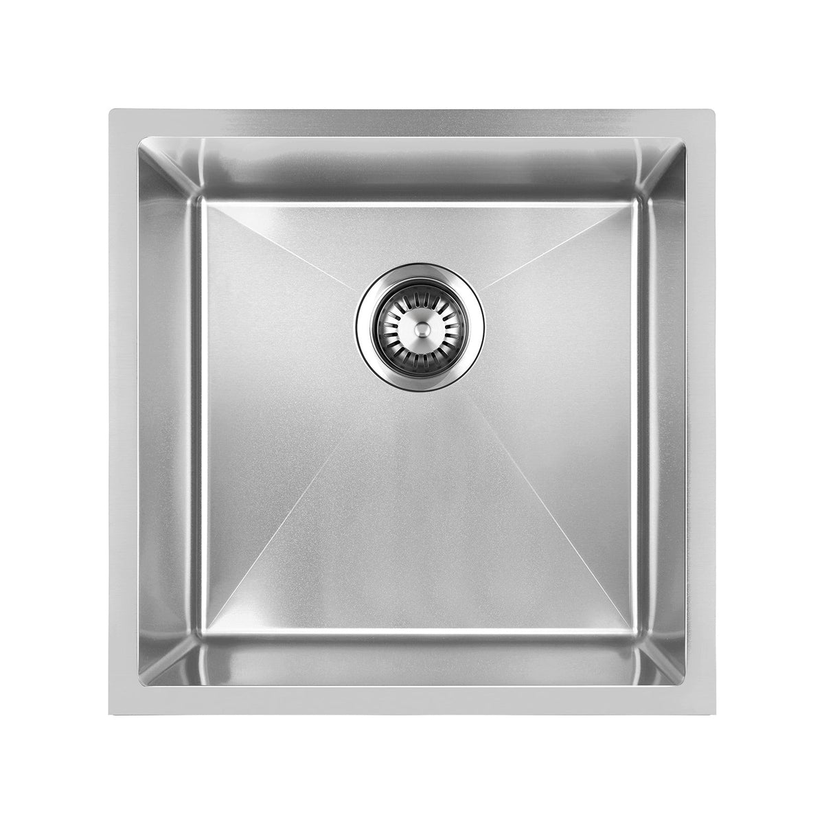 Welba Kitchen Sink Stainless Steel Single Double Bowl Basin With Waste Silver