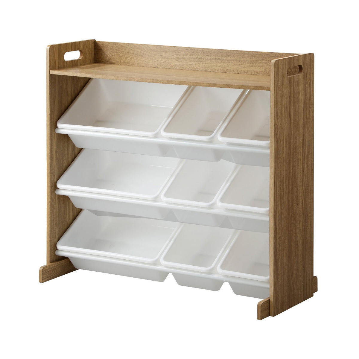 Oikiture Kids Toy Box Organiser Display Shelf Storage Rack Drawer