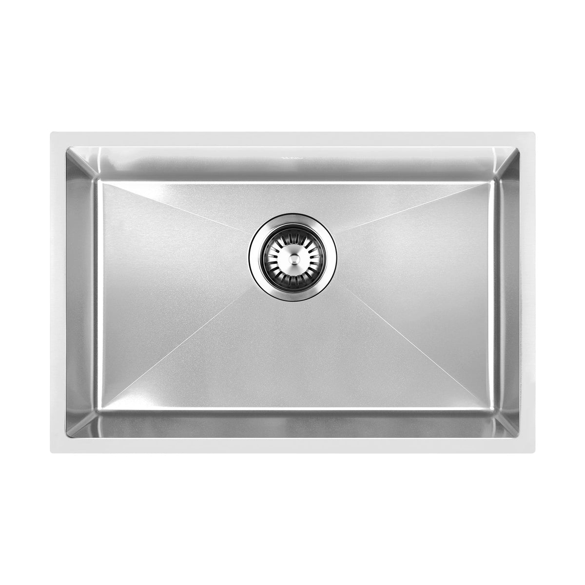 Welba Kitchen Sink Stainless Steel Single Double Bowl Basin With Waste Silver