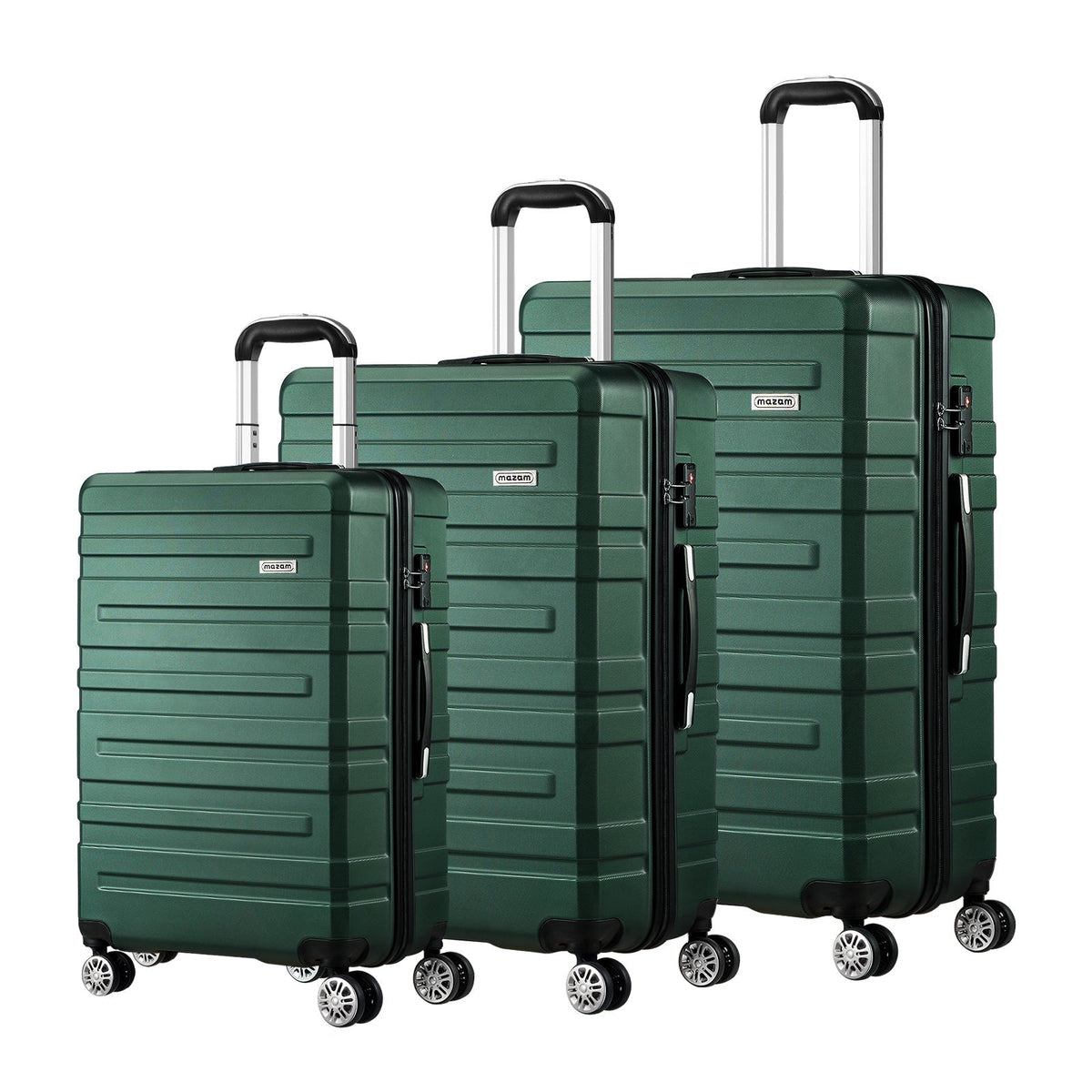 Mazam 1/2/3PCS Luggage Suitcase Trolley Set Travel TSA Lock Storage Hard Case