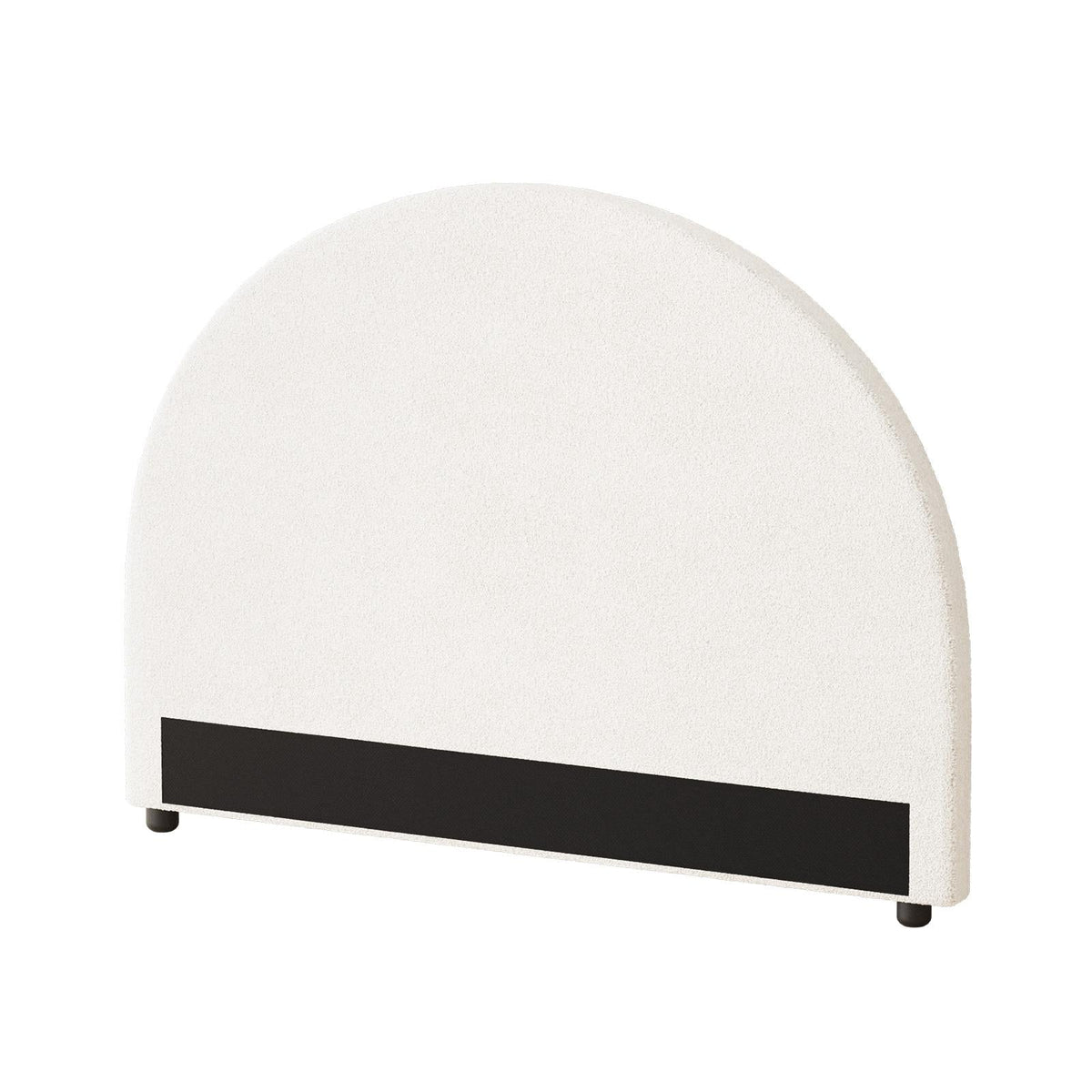 Oikiture Headboard Queen Double King Single Size Bed Head Bedhead Boucle Fabric
