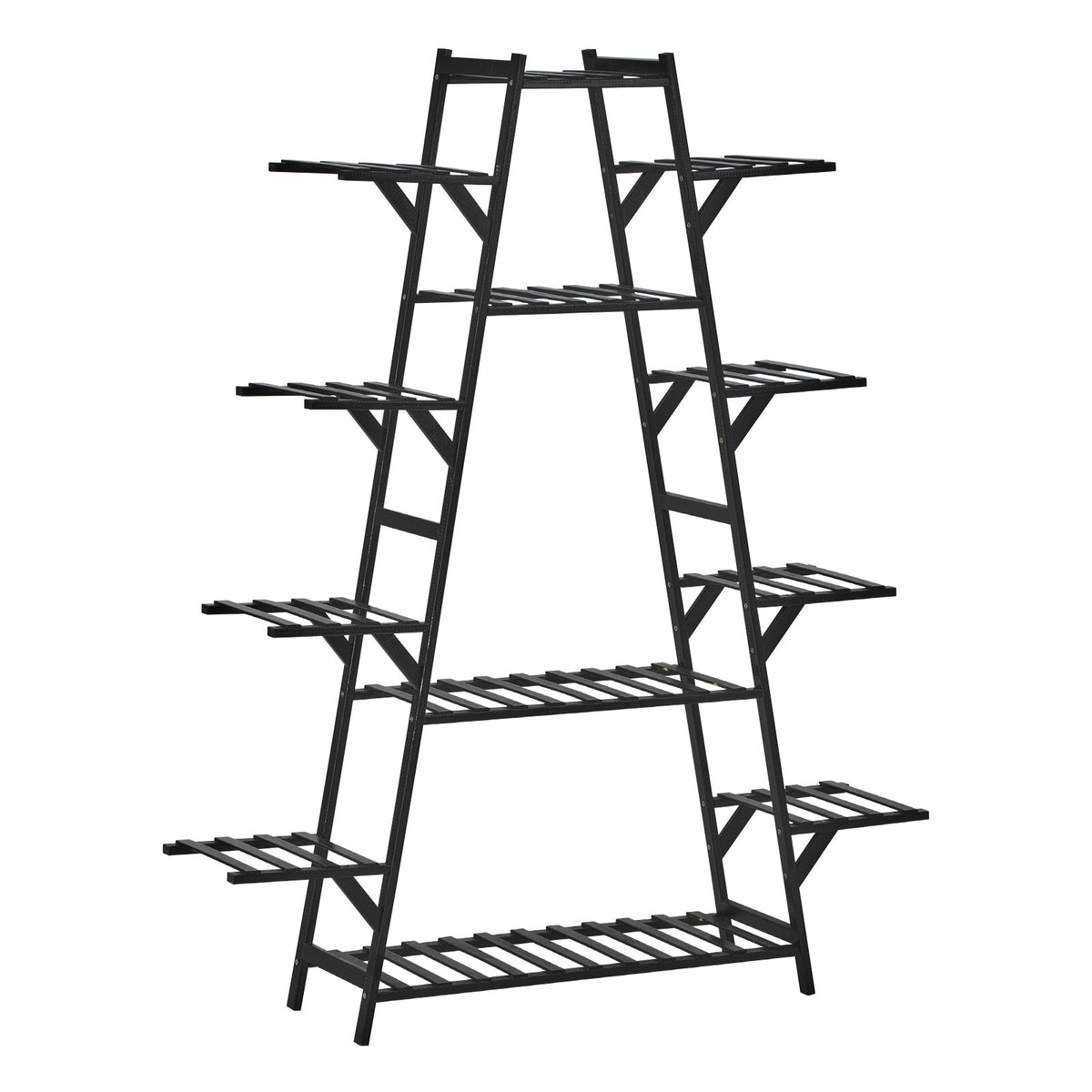 Livsip Plant Stand Garden Planter Wooden Flower Pot Rack Shelving Indoor Outdoor