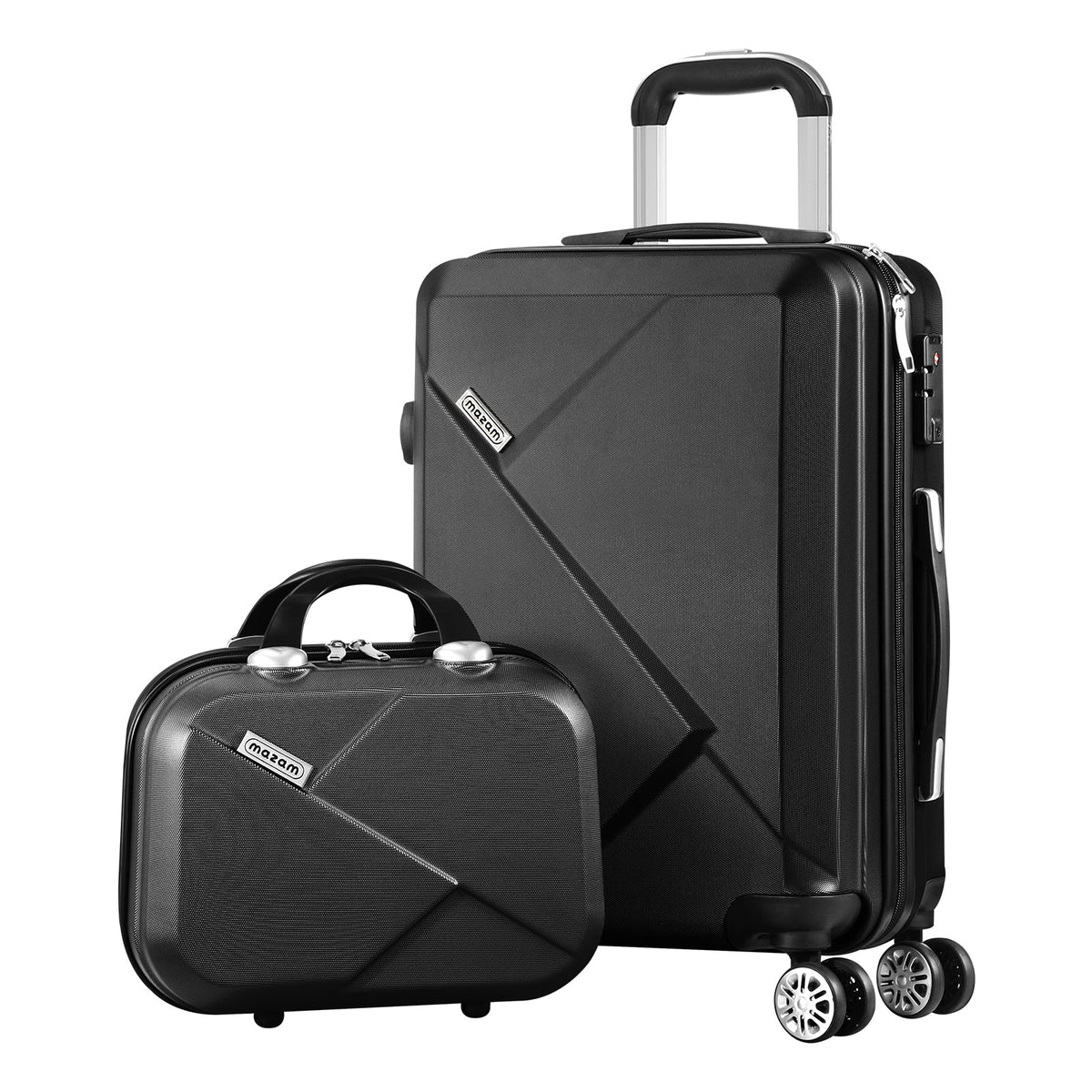Mazam 1/2/3PCS Luggage Suitcase Trolley Set Travel TSA Lock Storage Hard Case
