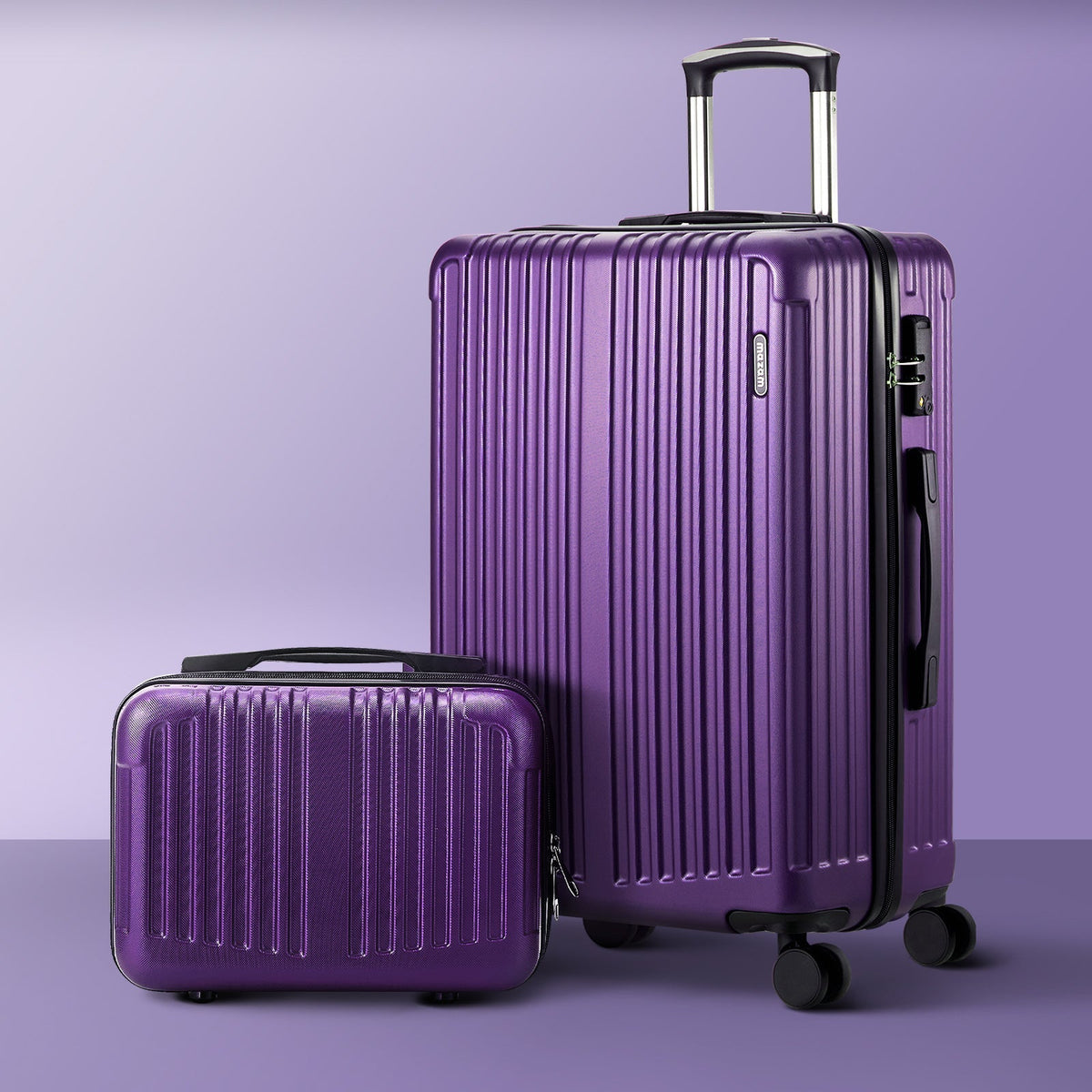 Mazam 2PCS Luggage Suitcase Trolley Set Travel Carry On TSA Lock Hard Case