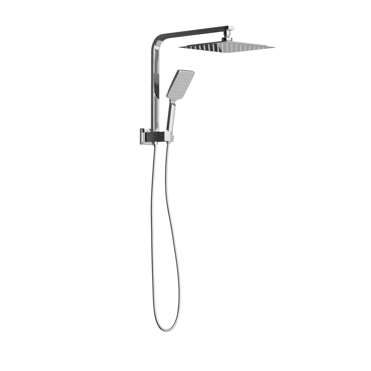 Welba 10" Shower Head Set Square Round Handheld With Shower Mixer Tap Combo WELS