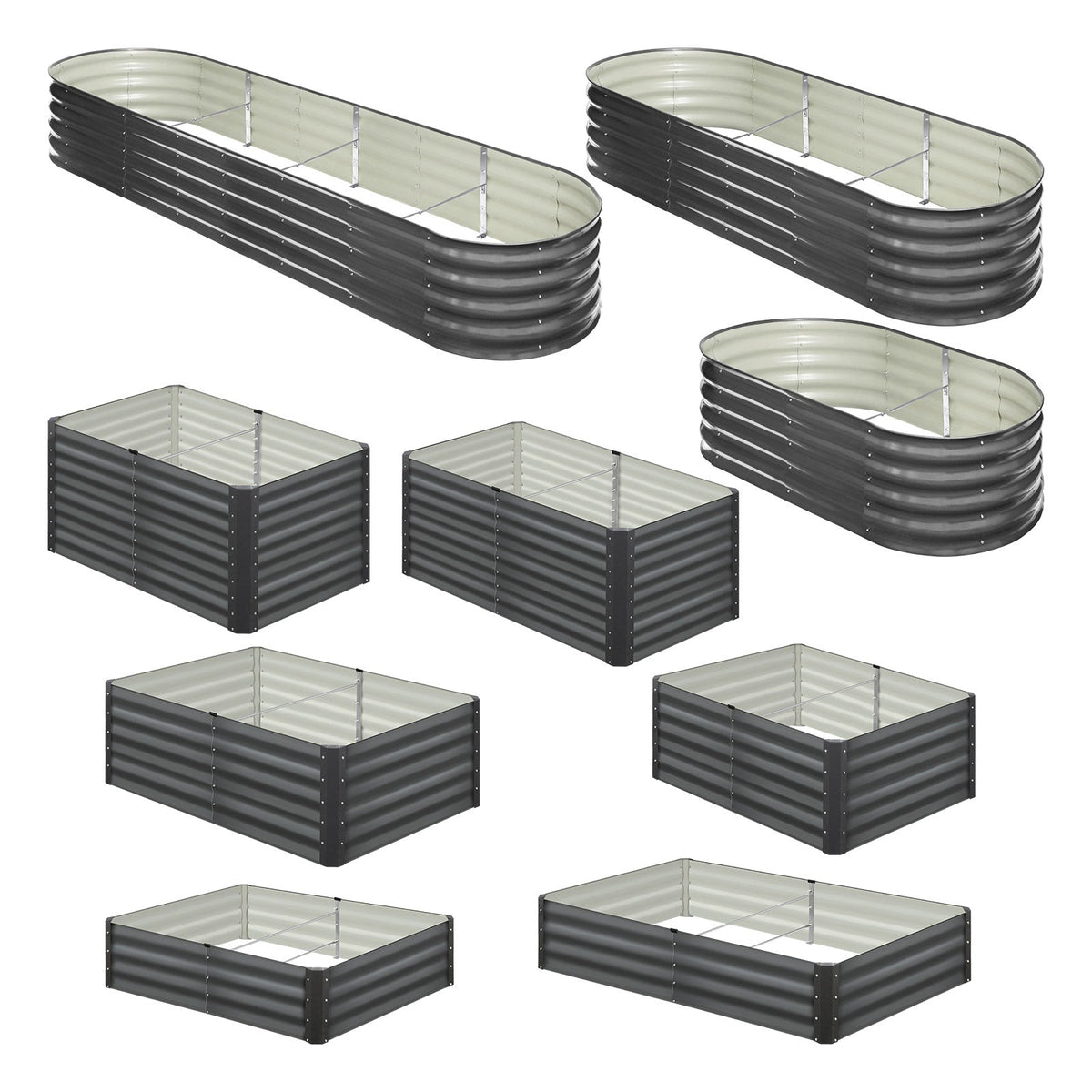 Livsip Garden Bed 9 Models x1 x2 Raised Planter Box Container Galvanised Steel