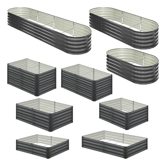 Livsip Garden Bed 9 Models x1 x2 Raised Planter Box Container Galvanised Steel