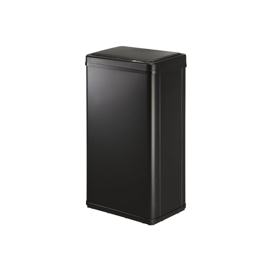 Oikiture 40L Motion Sensor Rubbish Bin Kitchen Waste Can Stainless Steel Black